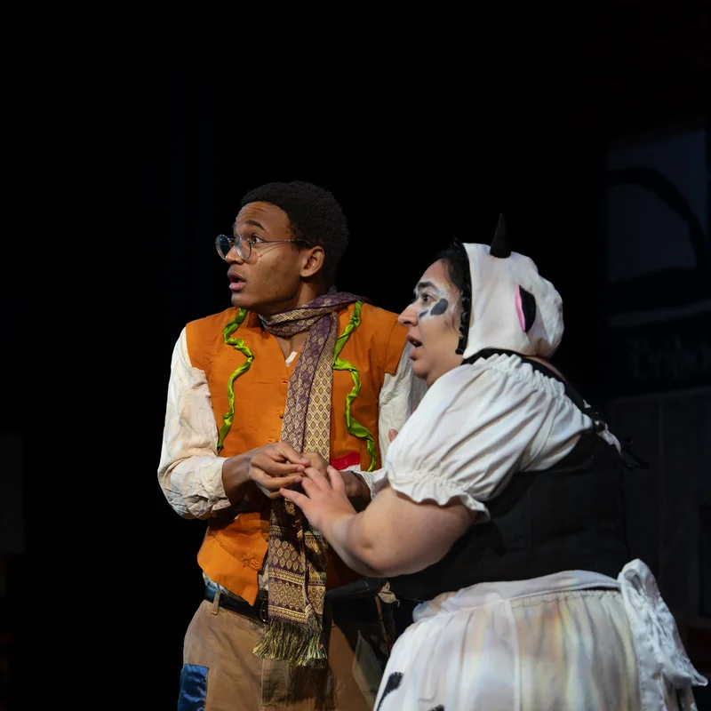 Jack and Daisy in Jack and the Beanstalk